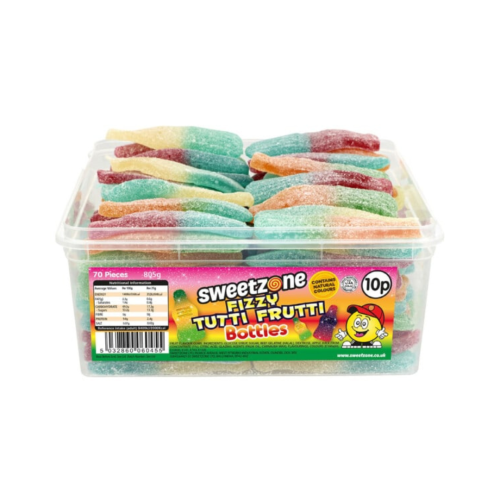 Sweetzone Giant Fizzy Tutti Frutti Bottles 805g Tub