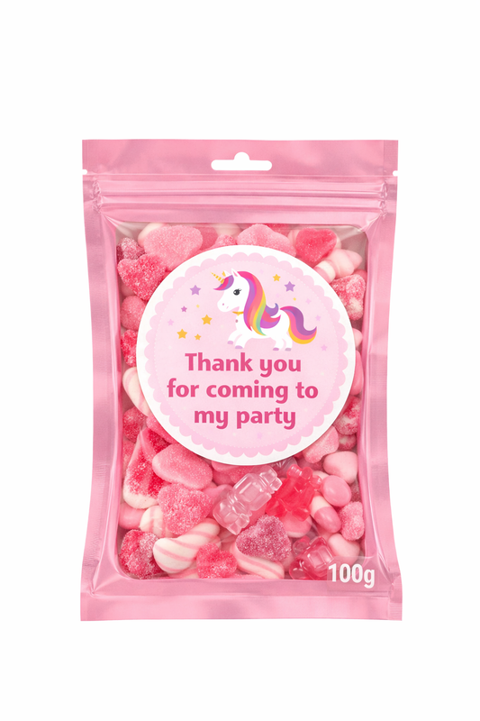 Unicorn Party Sweet Bags - 100g