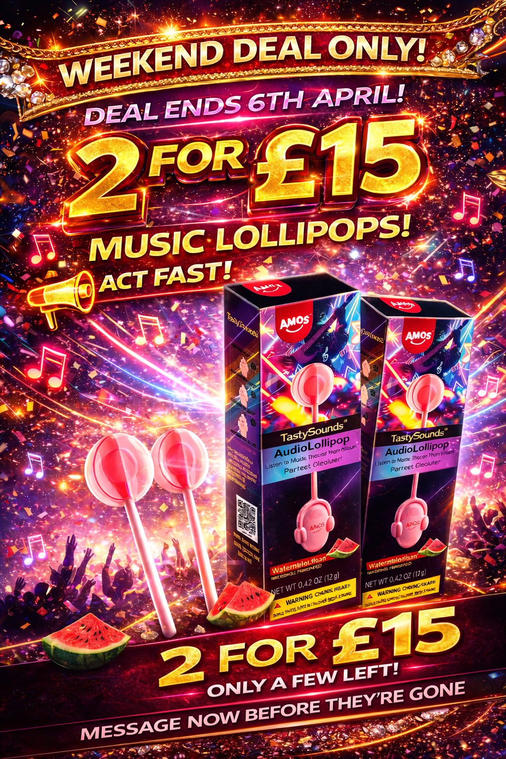 Music lollipops