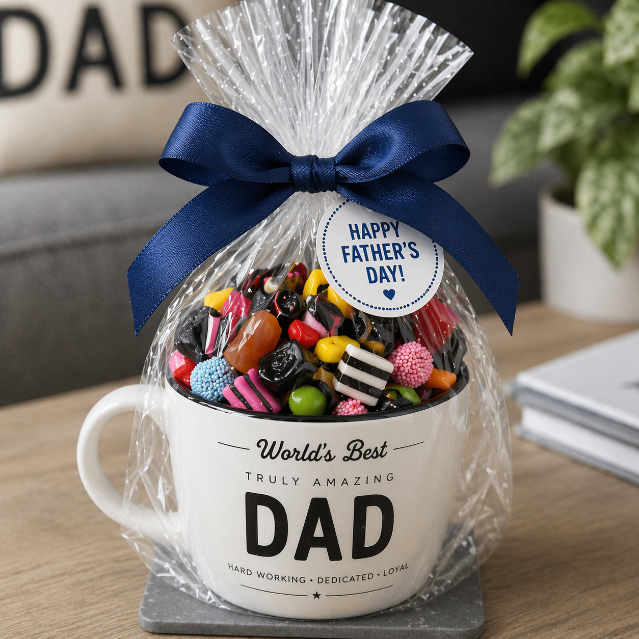 Father’s Day cup with sweets