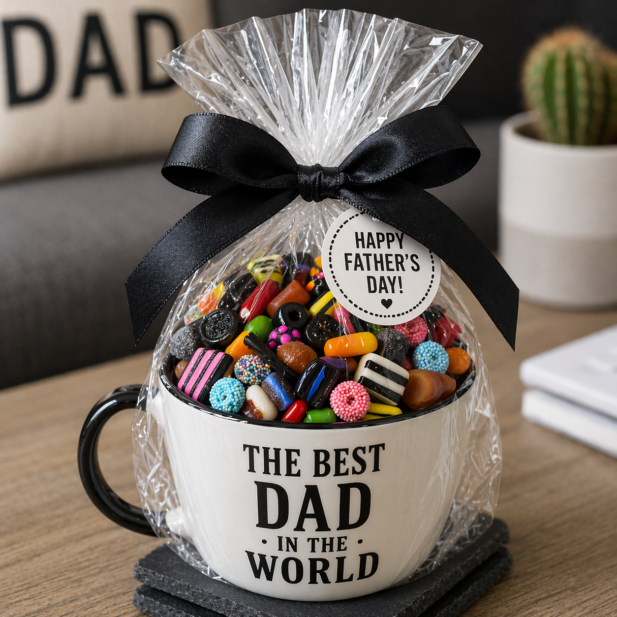 Father’s Day cup with sweets