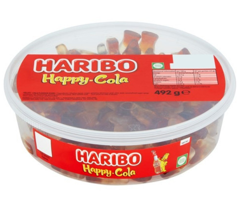 Haribo Happy Cola Tub 492g