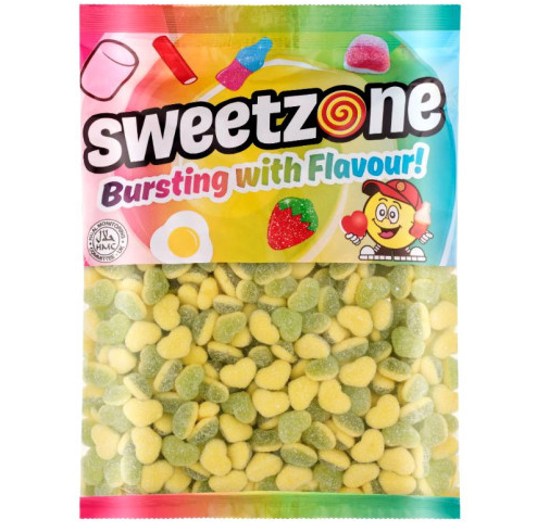 Sweetzone Apple & Custard Hearts 1Kg