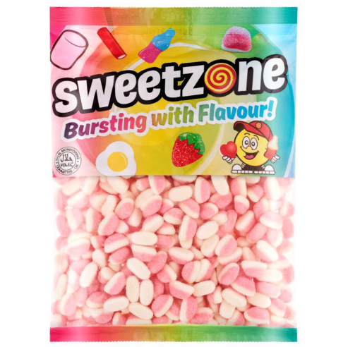 Sweetzone Fizzy Strawberry Puffs 1Kg