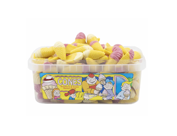 Hannah's Ice Cream Cones Tub 600g