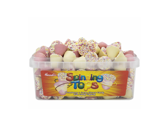 Hannah's Spinning Tops Tub 600g