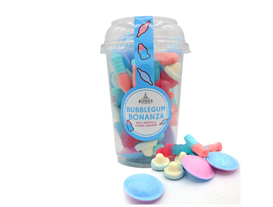 Bonds Bubblegum Bonanza Candy Cup 255g