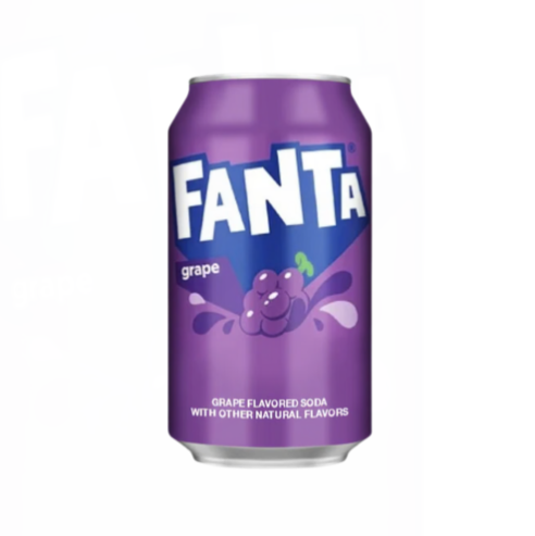 Fanta Grape Fizzy Drink Cans 12x355ml