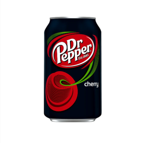 Dr Pepper Cherry Fizzy Drink Cans 12x355ml