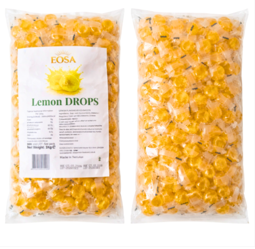 Hard Candy Lemon Drops 1kg