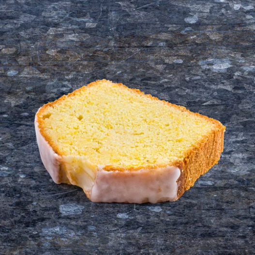 Lemon Drizzle Loaf Cake Slice
