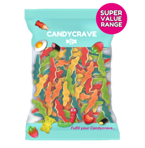 Candycrave Super Value Multicolour Crocodile 1kg