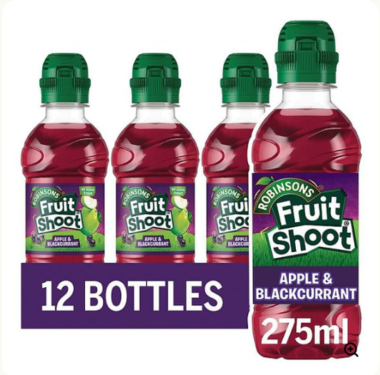 Fruit Shoot Apple & Blackcurrant Kids Juice Drink 275ml x12
