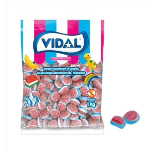 Vidal Jelly Filled Brains 1Kg