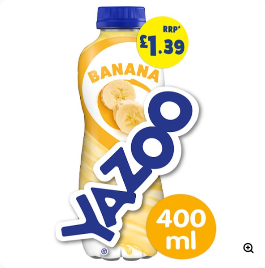 Yazoo Banana Milk Drink 400ml