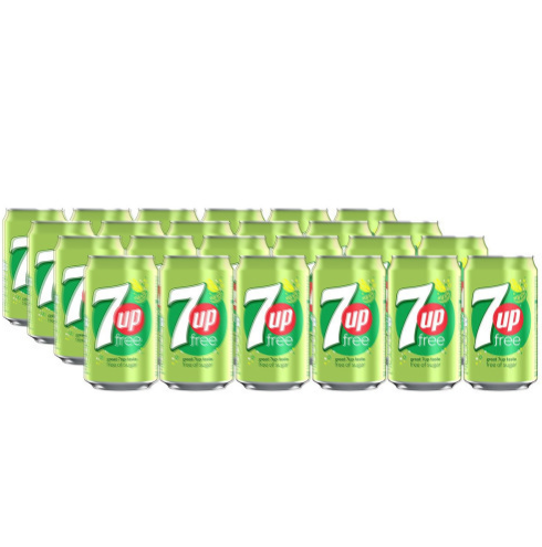 7UP Free Fizzy Drink 24x330ml