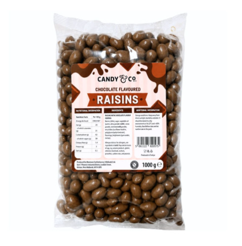 Candy & Co Chocolate Coated Raisins 1kg