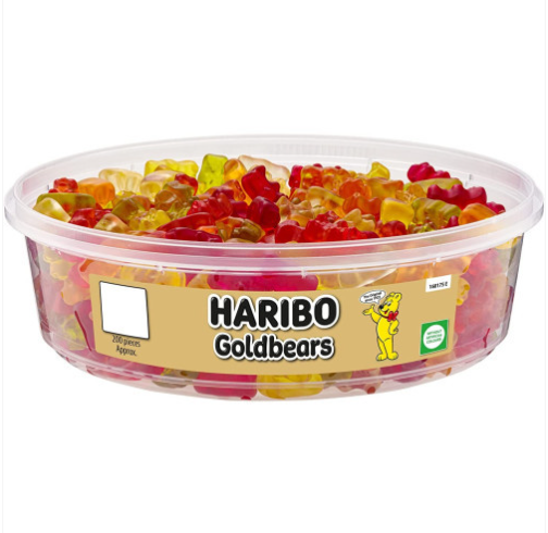Haribo Gold Bears Tub 460g 200 Count