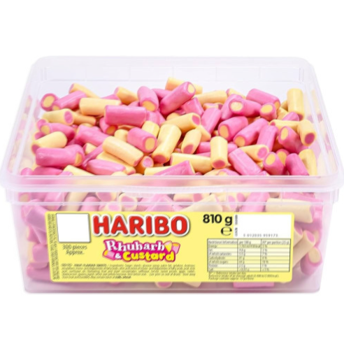 Haribo Rhubarb & Custard 810g 300 Count