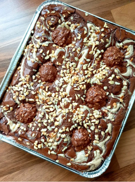 errero Rocher Nutella Brownies