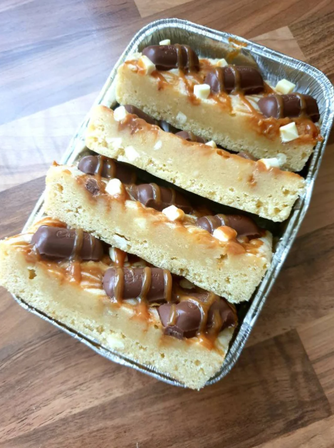Loaded Caramel Blondies