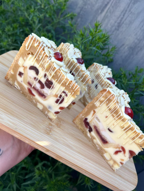 Cherry Bakewell Deep Cookie Pie Delicious Homemade Treat