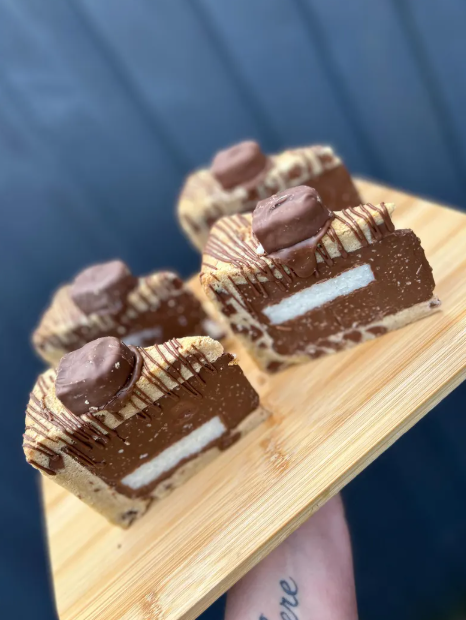 Cookie Pie Slices with Bounty Delicious Homemade Treat