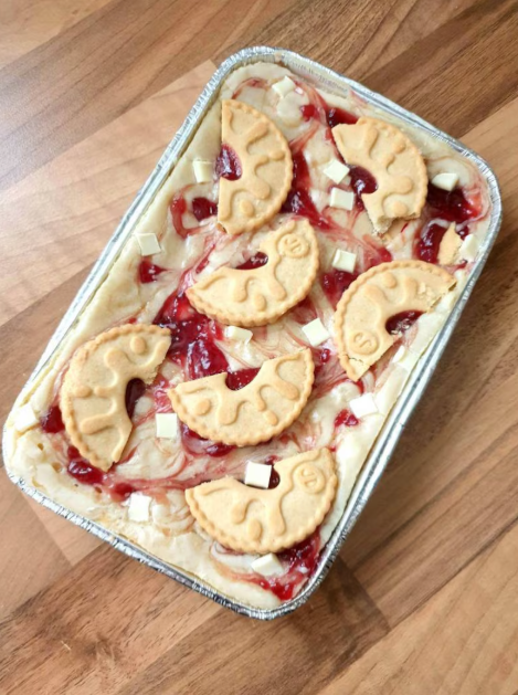 Jammie Dodger Blondies