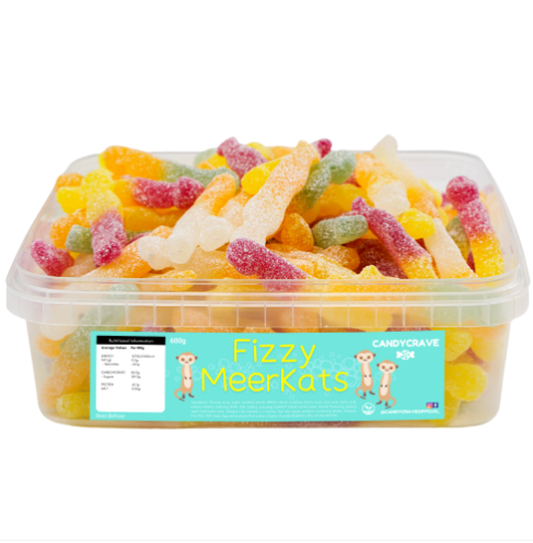 Candycrave fizzy meerkats tub