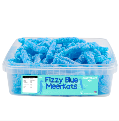 Candycrave fizzy blue meerkats tub