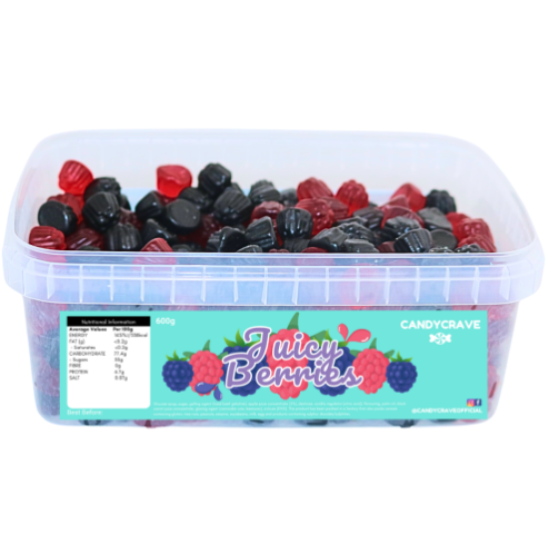 Candycrave Juicy Berries tub 600g