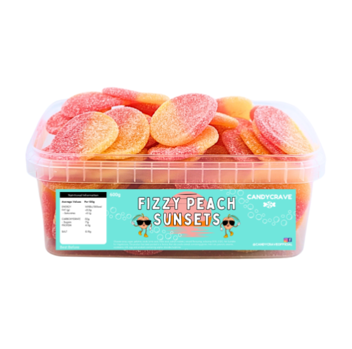 Candycrave fizzy peach sunsets tub 600g