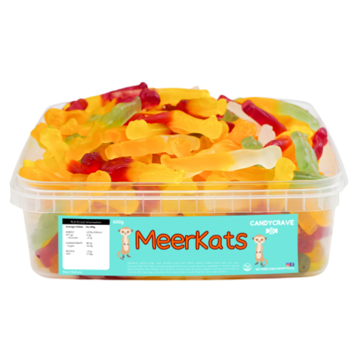 Candycrave Meerkats tub 600g
