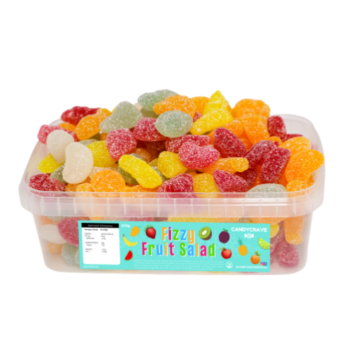 Candycrave fizzy fruit salad gums 600g