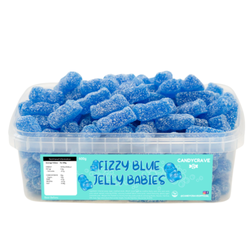 Candycrave fizzy blue babies tub 600g