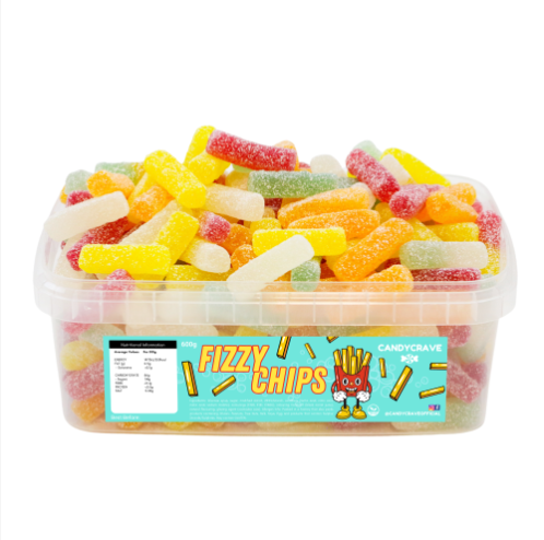 Candycrave fizzy chips tub