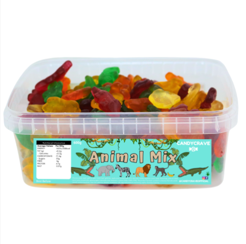 Candycrave animal mix tub 600g