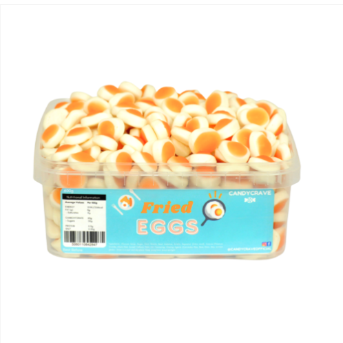 Candycrave fried eggs tub 600g