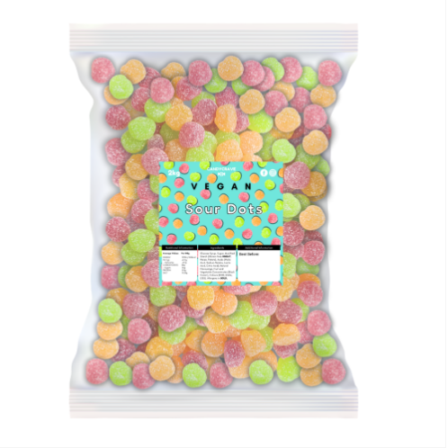 Candycrave vegan sour dots