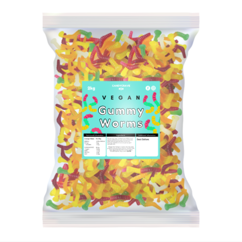 Candycrave vegan worms 2kg bag