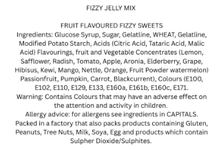 Fizzy Mix - 970g Jar