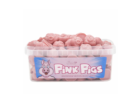 Hannah's Pink Pigs Tub 600g