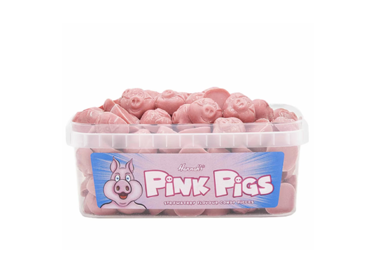 Hannah's Pink Pigs Tub 600g