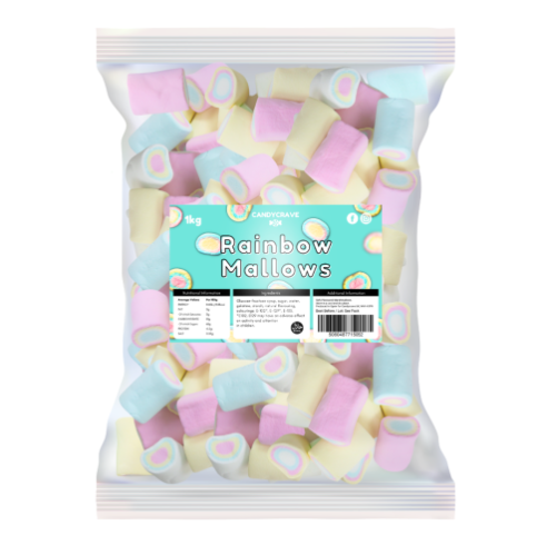 Candycrave Rainbow Marshmallows 1kg