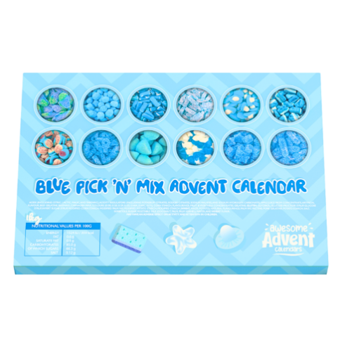 Blue Mix Up Advent Calendar 1kg